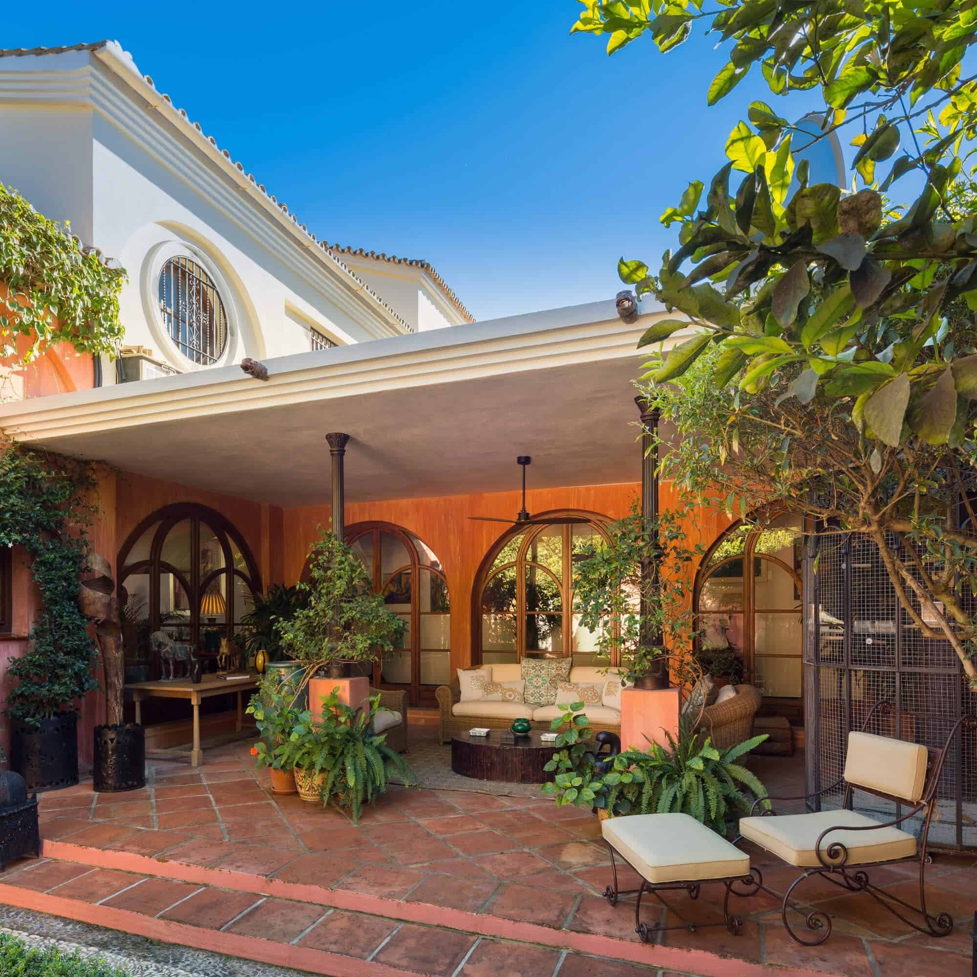 Villa Azahar Andalusian courtyard